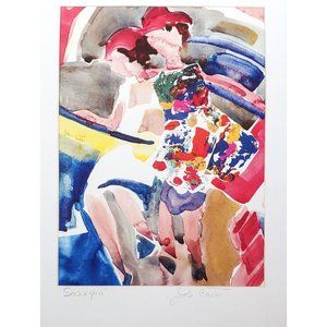 "Swingin' " - Art Print - Signed by artist Jane Ca